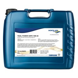 NORTH SEA TIDAL POWER SXPD 10W-40 20L