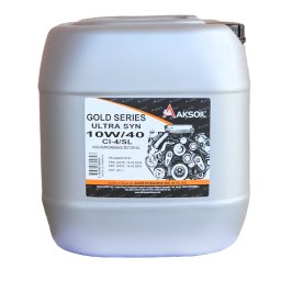 Aksoil Gold Series Ultra Syn 10W-40 CI-4/SL 20L