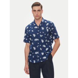 Pierre Cardin Риза C6 45610.0486 Тъмносин Regular Fit