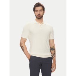 Pierre Cardin Тениска с яка и копчета C5 51314.5094 Сив Slim Fit