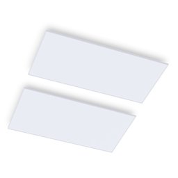 Klarstein Wondersky, таванен инфрачервен отоплител, компелкт от 2 отоплителя, 700 W, 60 x 6, x 120 см (Ш x В x Д), IP44 (HTR10-Wondersky700db)