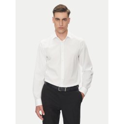 Calvin Klein Риза Essential LV019EU001 Бял Regular Fit