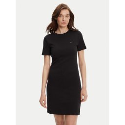 Tommy Hilfiger Ежедневна рокля New Cody WW0WW42721 Черен Slim Fit
