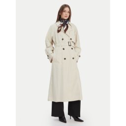 Tommy Hilfiger Тренч WW0WW45632 Бежов Oversize