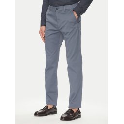 Calvin Klein Чино панталони LV040EM633 Сив Slim Fit