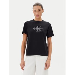 Calvin Klein Jeans Тишърт Hero LV047B865G Черен Regular Fit