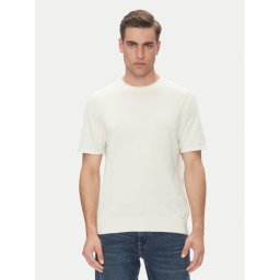Calvin Klein Тишърт Supima LV04LC333G Екрю Regular Fit