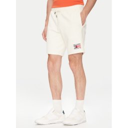 Tommy Hilfiger Спортни шорти American MW0MW39862 Екрю Regular Fit