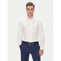 Calvin Klein Риза LV019EU021 Бял Regular Fit