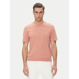 Calvin Klein Тишърт Supima LV04LC333G Коралов Regular Fit