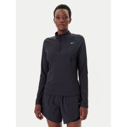 Reebok Тениска от техническо трико Running 100075413 Черен Regular Fit