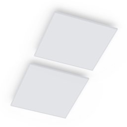 Klarstein Wondersky, таванен инфрачервен отоплител, компелкт от 2 отоплителя, 350 W, 350W, 60 x 6,5 x 60 см (Ш x В x Д), IP44 (HTR10-Wondersky350db)