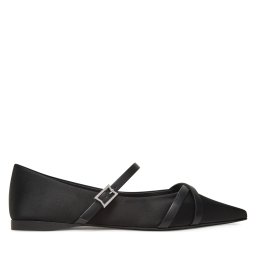 Обувки Max Mara Satinflat 2514521272600 Черен