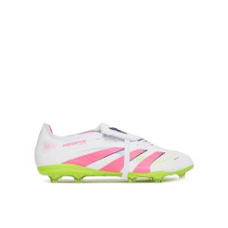 adidas Обувки за футбол Predator Pro Fold-Over Tongue Firm Ground JR0440 Бял
