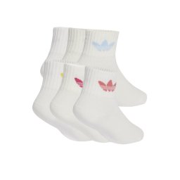 adidas Дълги чорапи Kids Sock 6Pp JC8541 Бял