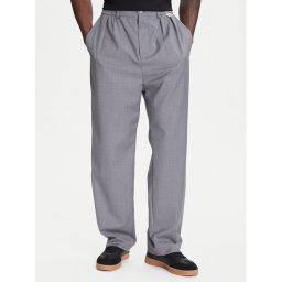 Kappa Текстилни панталони 62131TW Сив Regular Fit
