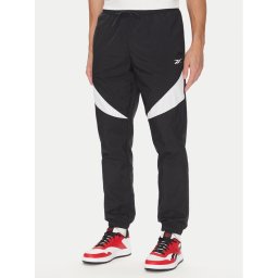 Reebok Долнище анцуг 100223963 Черен Regular Fit
