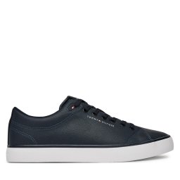 Сникърси Tommy Hilfiger Hi Vulc Core Low Lth Ii Ess FM0FM05511 Тъмносин