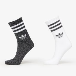 Чорапи adidas 3-Stripes Glitter Crew Socks 2-Pack Black/ Lucid Red/ Lucid Blue M