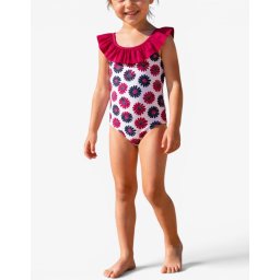 CHICCO Girls Swimsuit White/Red