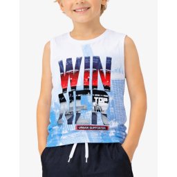 CHICCO Boys Winner Tank White/Blue