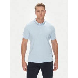 Pierre Cardin Тениска с яка и копчета C5 21374.2112 Светлосиньо Regular Fit