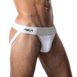 Секси мъжки прашки с ластични седла "S TYPE WHITE" XL - размер