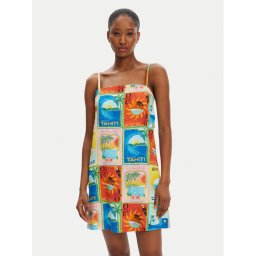 Roxy Лятна рокля Atlas Playa Blanca ERJWD03860 Цветен Regular Fit
