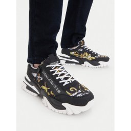 Versace Jeans Couture Сникърси 78YA3SI5 Черен