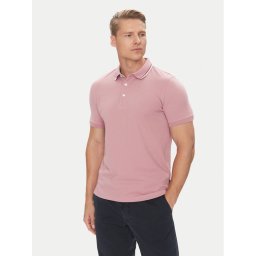 Pierre Cardin Тениска с яка и копчета C5 21374.2112 Розов Regular Fit