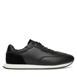 Сникърси Calvin Klein Low Prof Runn Laceup Perf Lth HM0HM01871 Черен