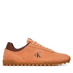 Сникърси Calvin Klein Jeans Low Profile Runner Mg Sue YW0YW01898 Оранжев
