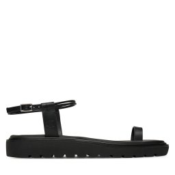 Сандали Calvin Klein Jeans Rope Toe Post Sandal Lth Mg YW0YW01893 Черен