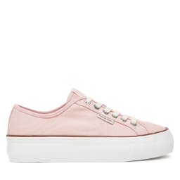 Гуменки Calvin Klein Jeans Vulc Flatform Ctn Logo Tag YW0YW01838 Розов