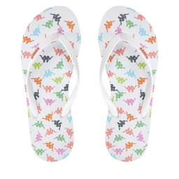 Джапанки Kappa 351C22W White - Pink Coral - Pink Fuchsia Цветен