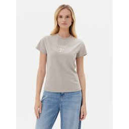 Guess Тишърт V4YI21 KCDH1 Сив Slim Fit