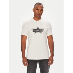 Guess Тишърт Z5YI02 I3Z14 Бял Regular Fit