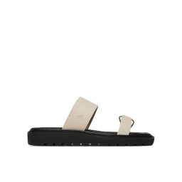 Calvin Klein Jeans Чехли Rope Sandal Soft Lth Mg YW0YW01864 Екрю