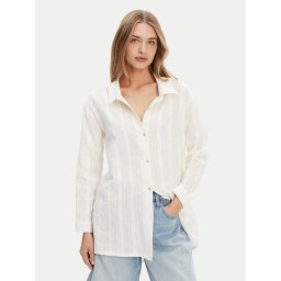 Roxy Риза ERJX603447 Екрю Relaxed Fit