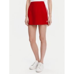 adidas Пола тип трапец adicolor 3-Stripes JD0282 Червен Regular Fit