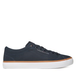 Сникърси Tommy Hilfiger Th Hi Vulc Core Low Ii Mesh FM0FM05513 Тъмносин