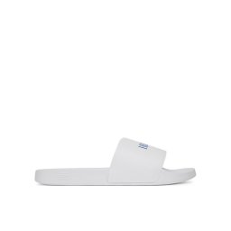 Tommy Hilfiger Чехли Hilfiger Print Tumble Pool Slide FM0FM05505 Бял