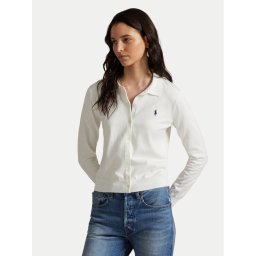 Polo Ralph Lauren Кардиган 211972110002 Бял Slim Fit