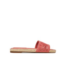 Tommy Hilfiger Еспадрили Knit Mesh Espadrille Flat Sandal FW0FW08744 Коралов