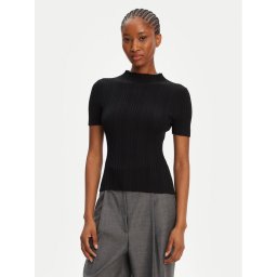 HUGO Пуловер Sarphapilk 50542598 Черен Slim Fit