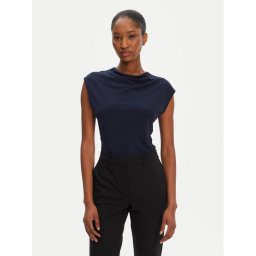 BOSS Блуза Elamma 50541896 Тъмносин Slim Fit