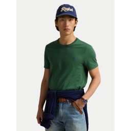 Polo Ralph Lauren Тишърт 710671438425 Зелен Custom Slim Fit