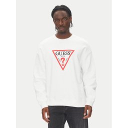 Guess Jeans Суитшърт M4YQ21 K9V31 Бял Oversize