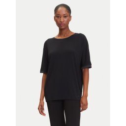 BOSS Тениска на пижама Sheen 50545569 Черен Relaxed Fit