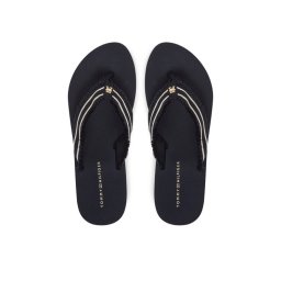 Tommy Hilfiger Джапанки TH Webbing Beach Sandal FW0FW08739 Тъмносин